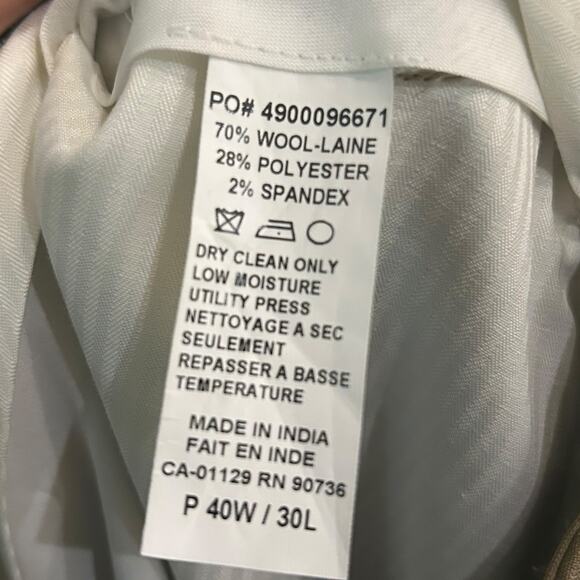 Ralph Lauren Norton Classic Fit Ultraflex High Performance Wool Dress Pant 40 - Picture 5 of 6